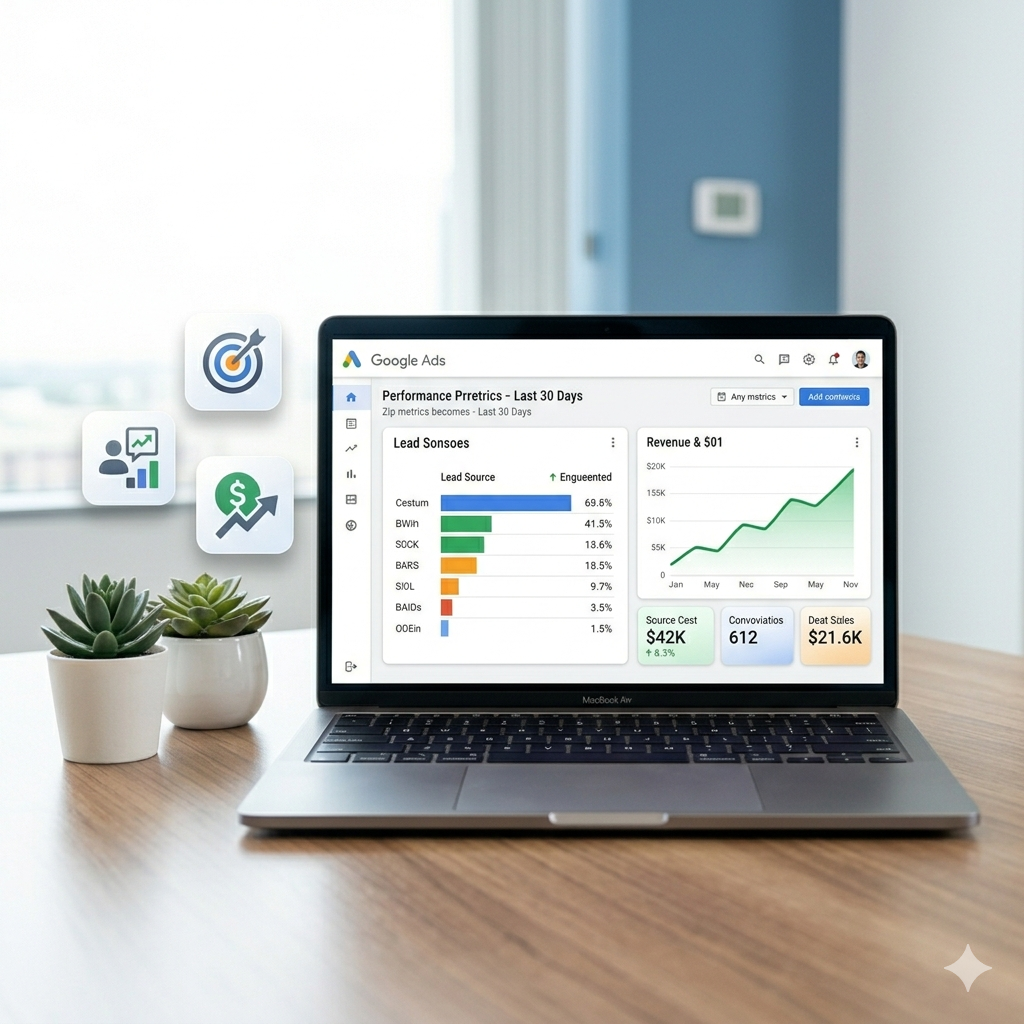 Benefits of hiring a Google Ads agency in Delhi showing business growth