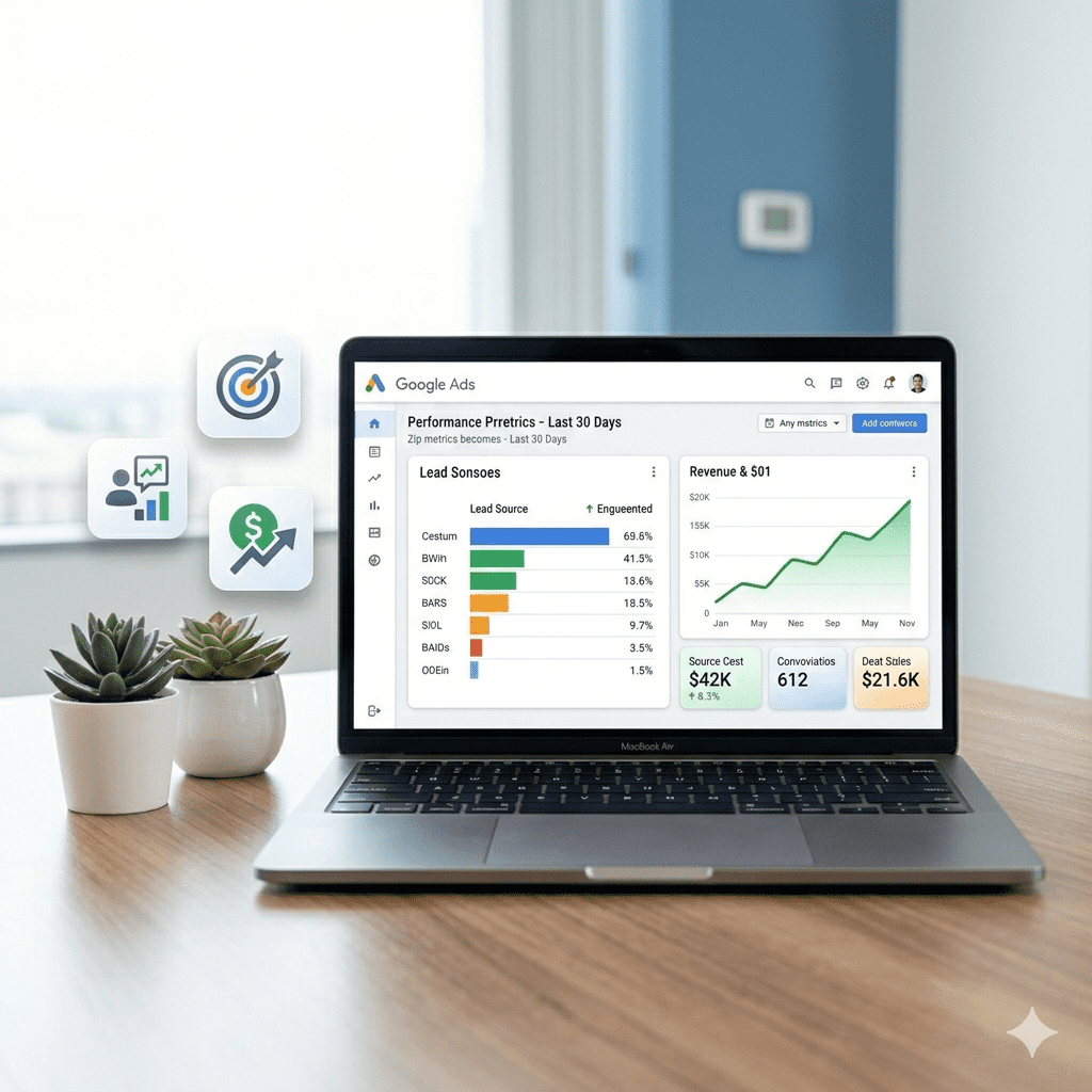 Benefits of hiring a Google Ads agency in Delhi showing business growth